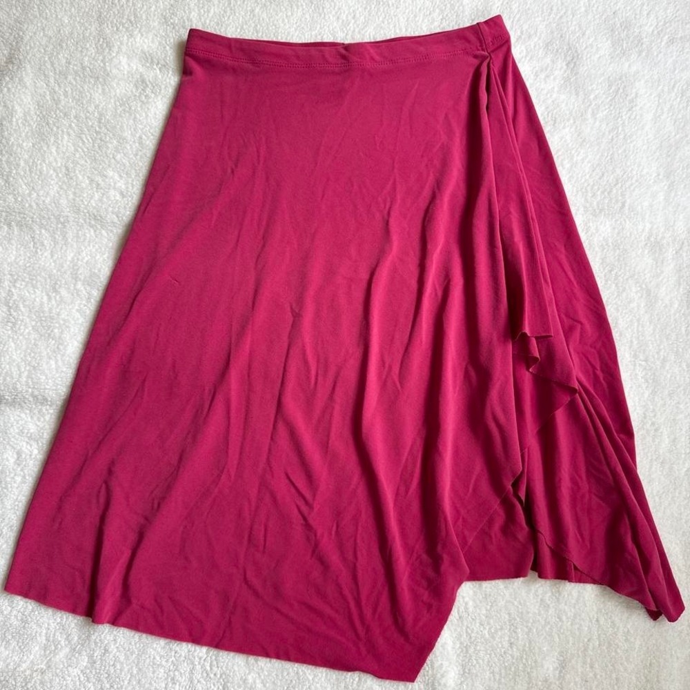 y2k coquette pink midi skirt with leg slit